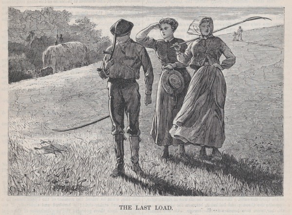 The Last Load (Appleton's Journal, Vol. I), August 7, 1869.