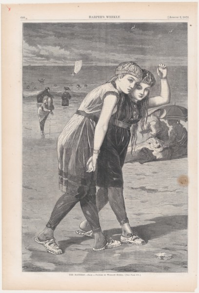 The Bathers (Harper's Weekly, Vol. XVII), August 2, 1873.