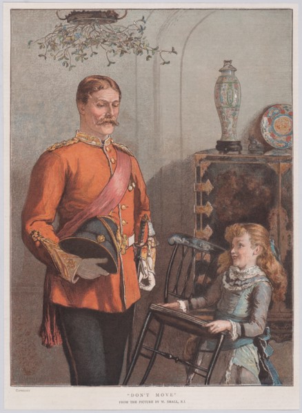 Don't Move, from "The Graphic" Christmas Number, December 1, 1884.