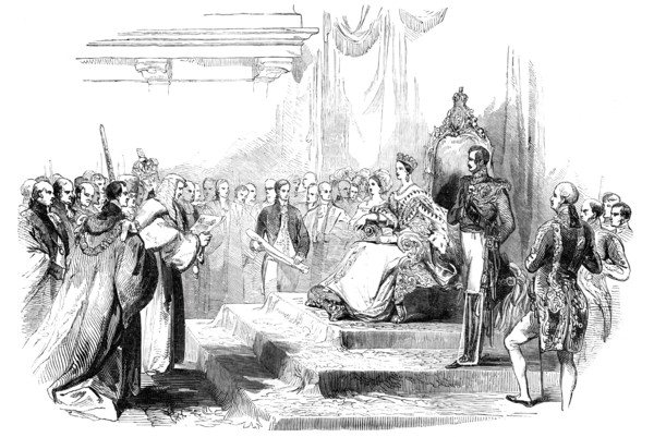 Presentation of the Address in the Reception Room