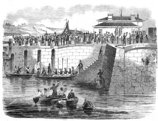 Prince Albert landing at Dover