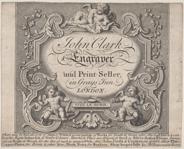 Trade Card for John Clark