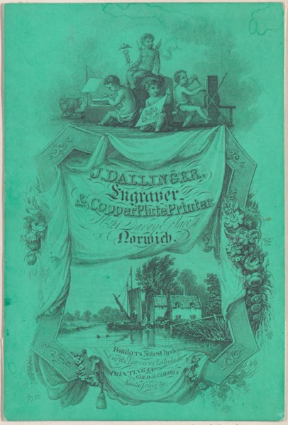 Trade card for J. Dallinger