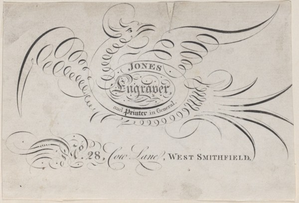 Trade Card for Jones