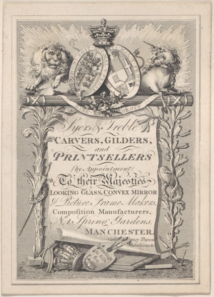 Trade Card for Syers & Treble