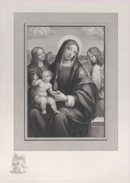 Madonna and Child with angels