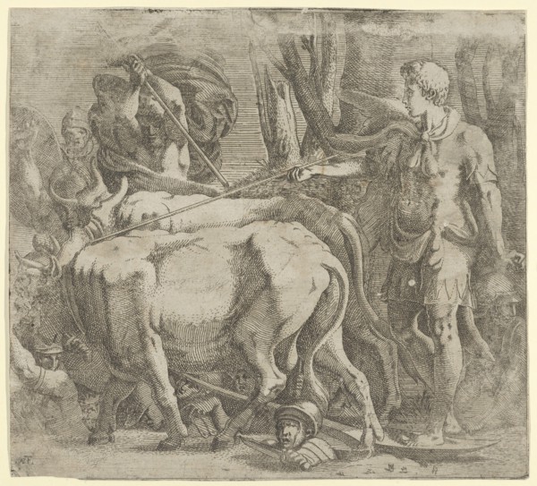 Cadmus Tilling the Field Where He Sowed the Dragon's Teeth