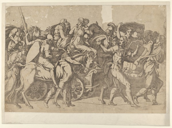 A Roman Army on the March - Troop Convoy