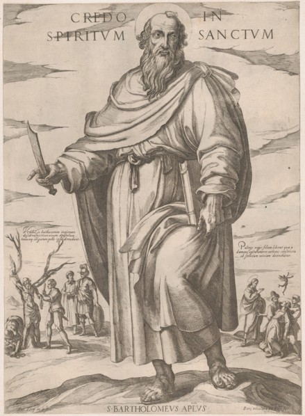 St. Bartholomew from the series 'Christ