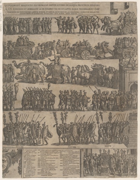 Triumph of a Roman Emperor (left side)