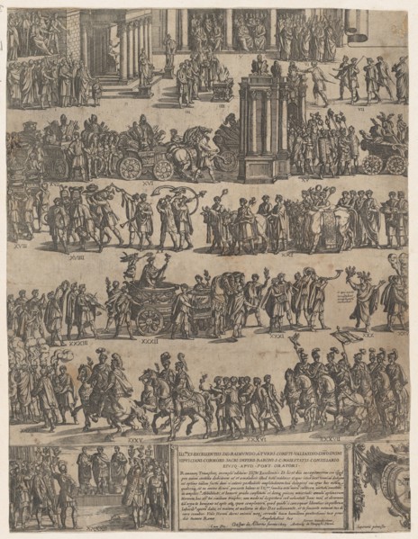 Triumph of a Roman Emperor (left side)
