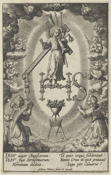 Sacred Monogram. Creator: Antonius Wierix.