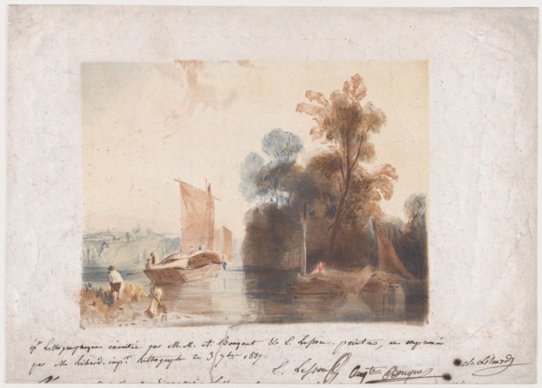 Landscape with River and Boats