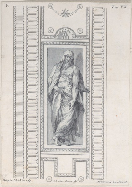 Plate 20: bearded figure