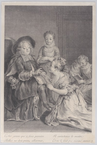 Cupid teaching (L'Amour-Précepteur)