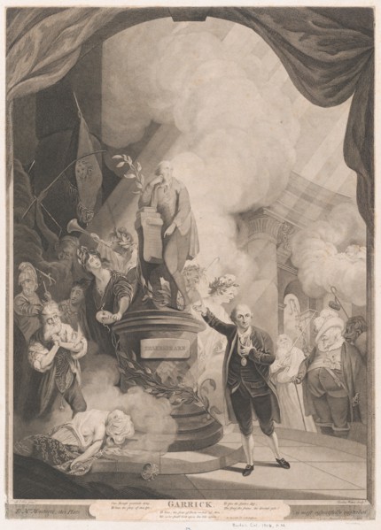 Garrick Speaking the Jubilee Ode