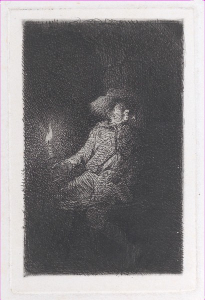 A Man in a Cave