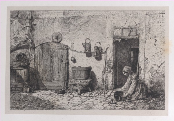 Scrubbing Woman