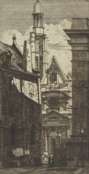 The Church of St. Etienne-du-Mont