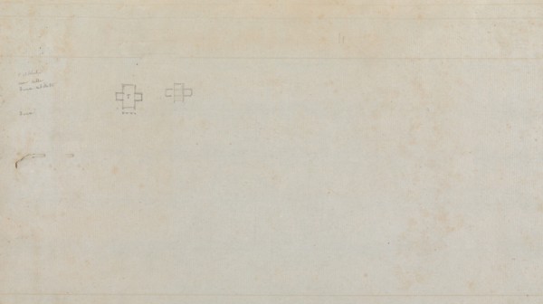 Page from a Scrapbook containing Drawings and Several Prints of Architecture