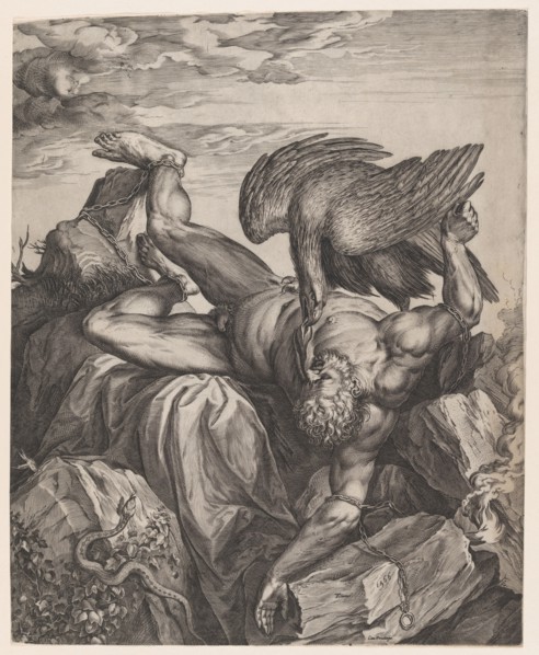 Tityus Punished in Hell