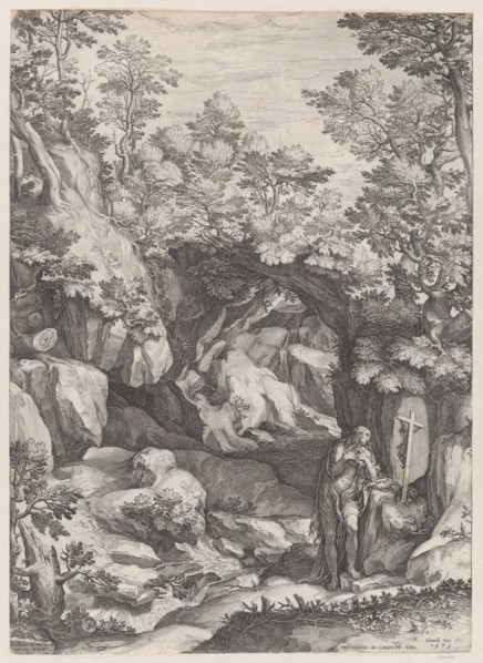 Mary Magdalen Repentant in the Wilderness