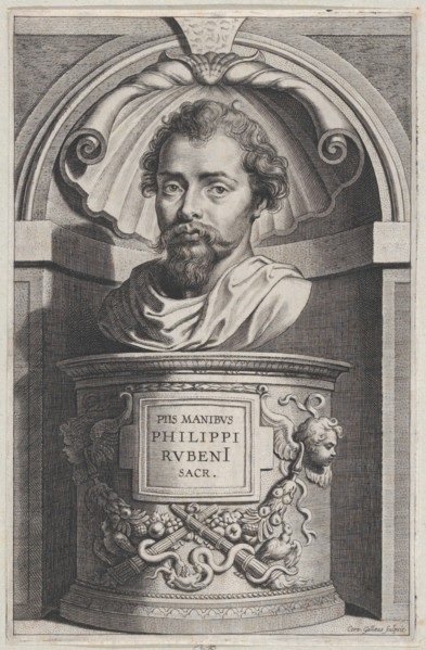 Bust portrait of Philip Rubens