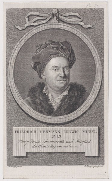 Portrait of Friedrich Ludwig Hermann Muzel