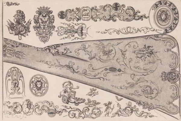 Plate seven from Nouveavx Desseins D'Arquebvseries