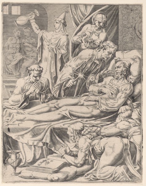 The Rich Man on His Deathbed