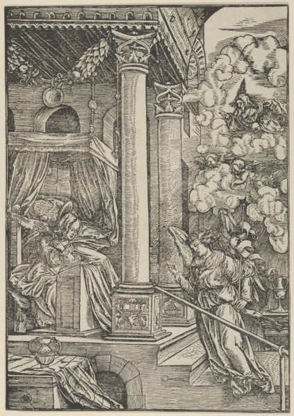 The Annunciation. Creator: Hans Schäufelein the Elder.