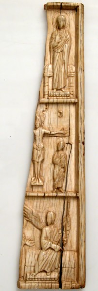 Wing of an Ivory Triptych with Scenes from the Life of Christ