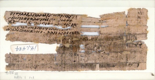Papyrus Fragment of a Letter from Elisaius