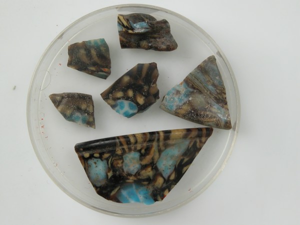 Glass Fragments from a Vessel