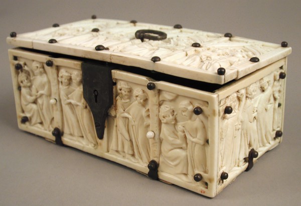 Casket with Romance Scenes