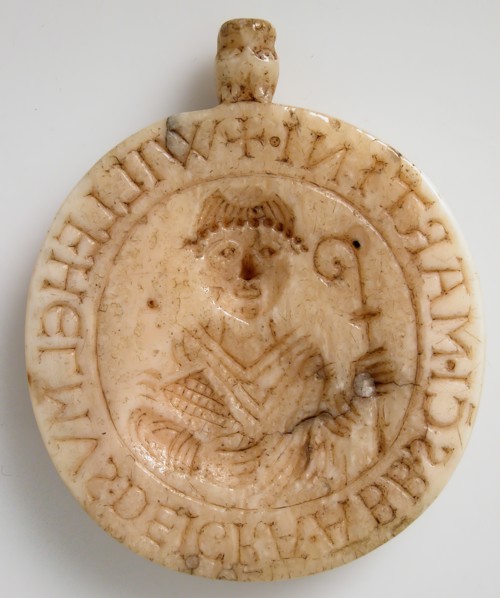 Seal Matrix with Abbot William of Gross St. Martin and Saint Martin