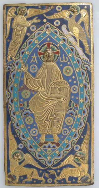 Book-Cover Plaque with Christ in Majesty