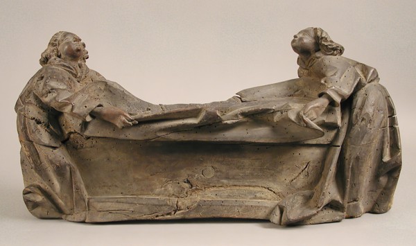 Two Angels Holding a Shroud
