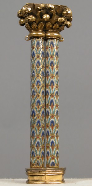 Pair of Colonnettes from a Reliquary Shrine