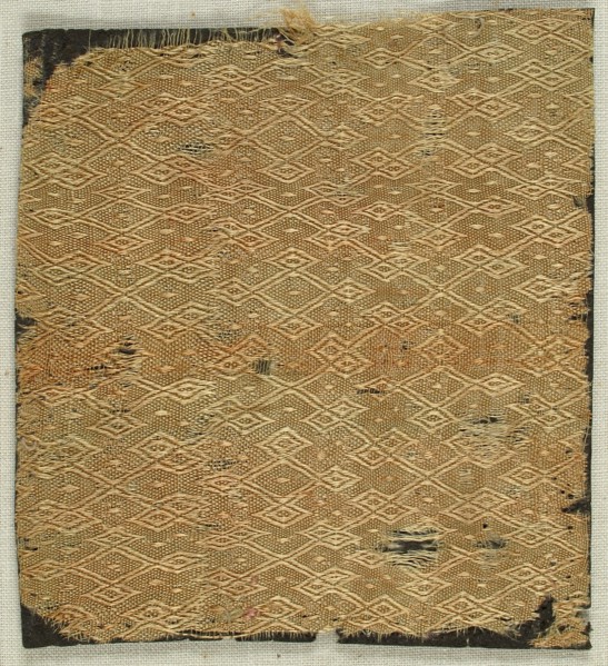 Textile with Figured Silk Weave