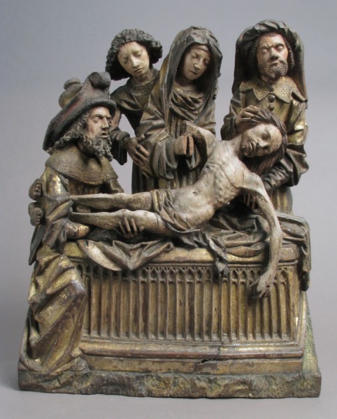 The Entombment of Christ with the Virgin Mary