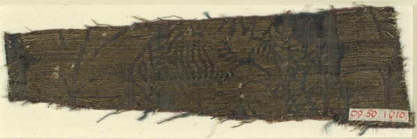 Textile with Lions and Peacocks
