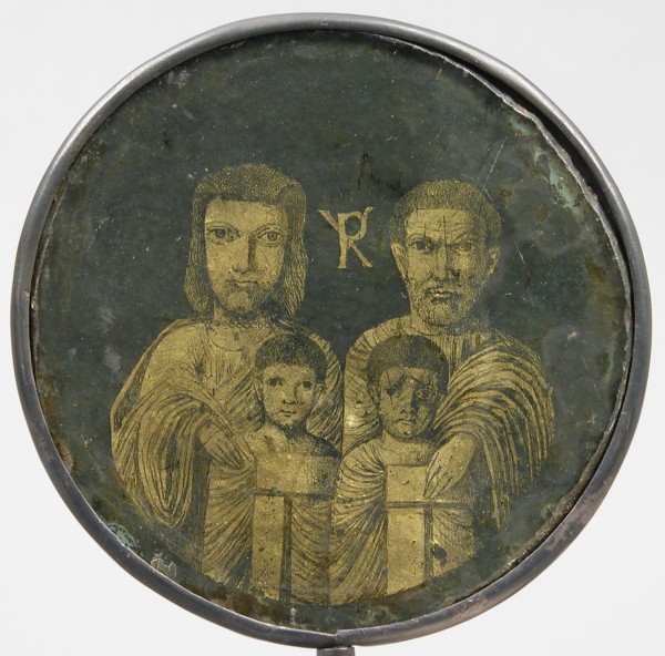 Medallion with Family Portrait