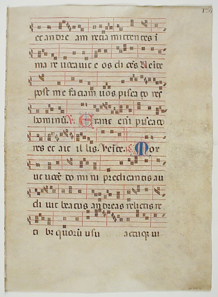 Bifolium from an Antiphonary
