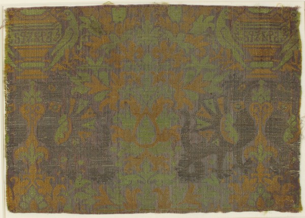 Textile with Plants and Animals