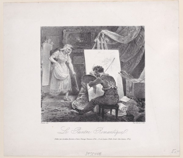 The Romantic Painter (Le Peintre Romantique), 1805-27.