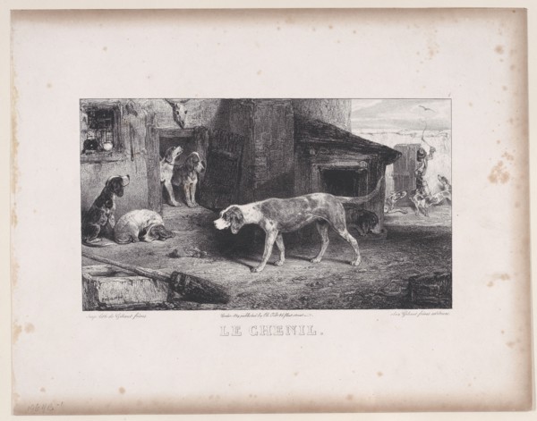 The Kennel, from the series Hunting Scenes, 1829.