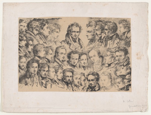 Girodet and His Students, ca. 1817.
