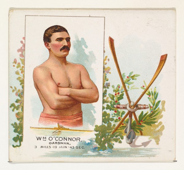 William O'Connor, Oarsman, from World's Champions, Second Series (N43) for Allen & Ginter Cigarettes, 1888.