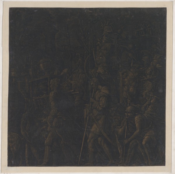 Sheet 8 from The Triumphs of Caesar, after Mantegna, 1599.